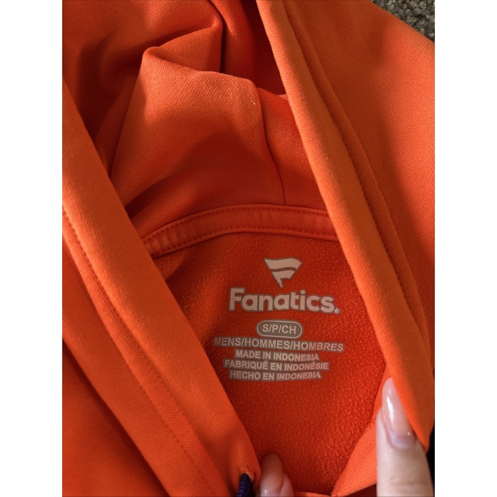 Fanatics Unisex Orange Clemson Tigers Pullover Hoodie Size‎ Small - Picture 3 of 4